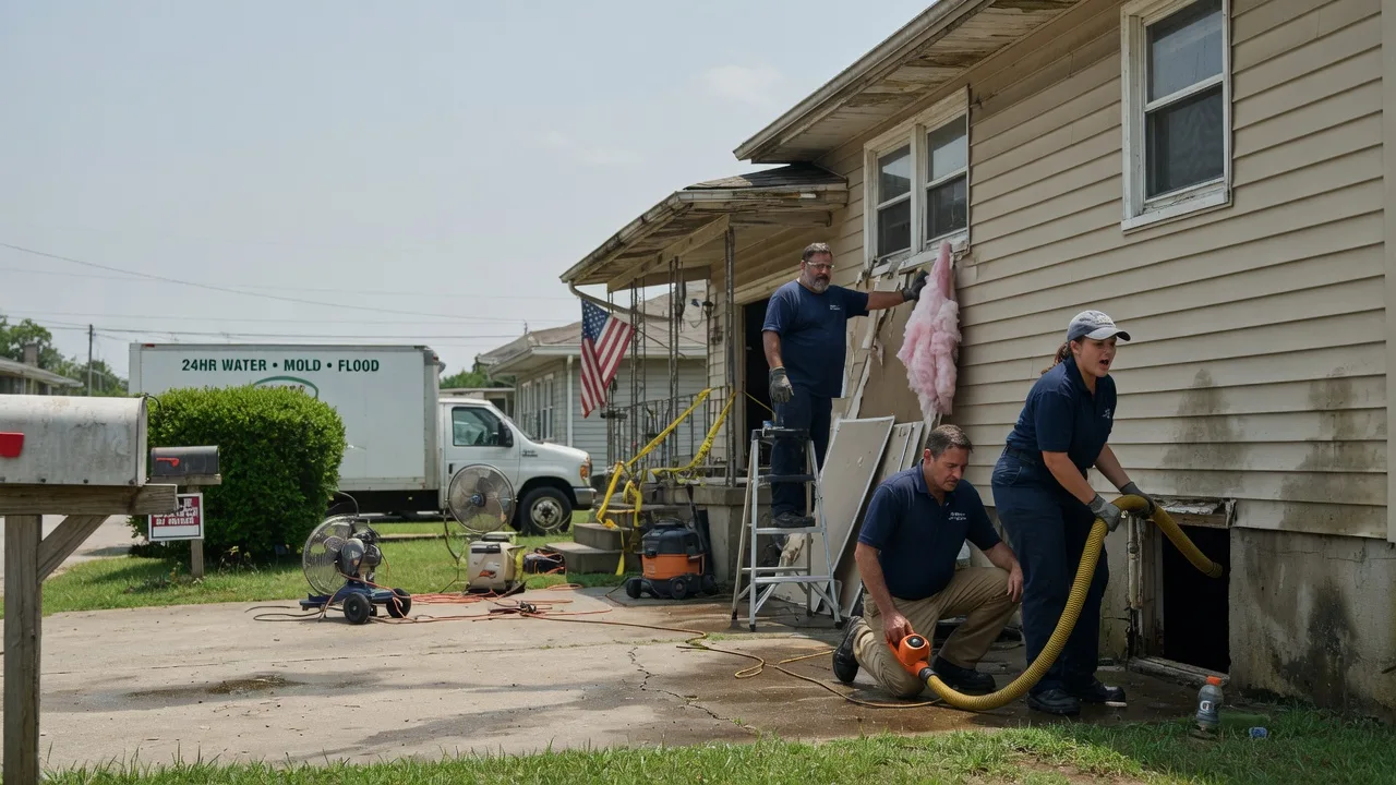 Water Damage Repair in Gustine, TX near me